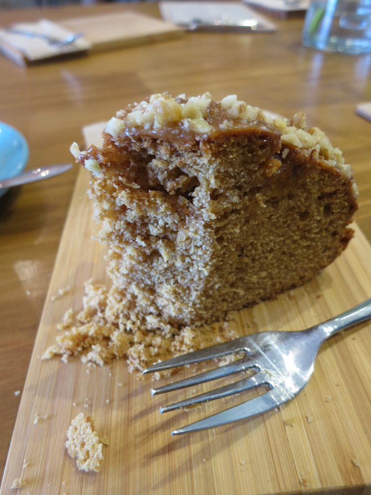 Caramel Cake Close Up